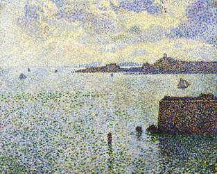 Theo Van Rysselberghe Sailboats and Estuary oil painting image